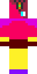 Neon Blob Creature Minecraft skin