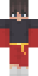 Crimson Robe Wanderer Minecraft skin