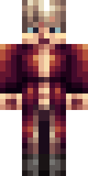 Crimson Demon Prince Minecraft skin