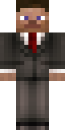 Business Red Tie Man Minecraft skin