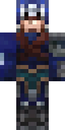 Blue Norse Warrior Minecraft skin