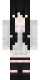Pink Frilled Doll Minecraft skin
