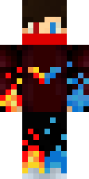Flame Demon Warrior Minecraft skin