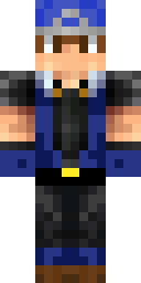 Blue Adventurer Boy Minecraft skin