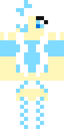 Frost Crystal Golem Minecraft skin