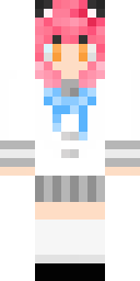 Pink School Girl Minecraft skin