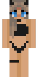 Bronze Bikini Girl Minecraft skin