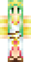 Green Elf Priestess Minecraft skin