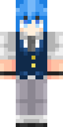 Blue Sailor Girl Minecraft skin