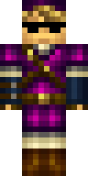 Golden Warrior King Minecraft skin