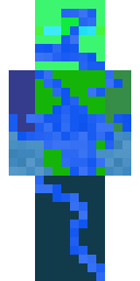 Aqua River Flow Minecraft skin