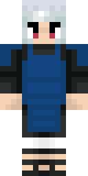 Silver Hair Rebel Minecraft skin