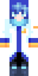 Blue Anime Idol Minecraft skin