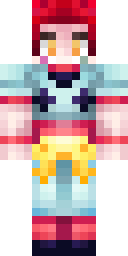 Crimson Circus Jester Minecraft skin