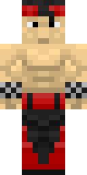 Muscle Karate Fighter Minecraft skin
