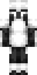 Monochrome Panda Knight Minecraft skin