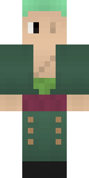 Green Pirate Sailor Minecraft skin
