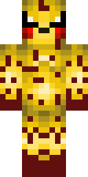 Golden Flame Emperor Minecraft skin