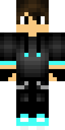 Teal Trim Rebel Minecraft skin