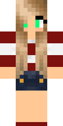 Overall Farm Girl Minecraft skin