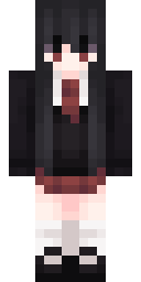 Gloomy Schoolgirl Minecraft skin