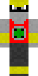 Red Robot Sentinel Minecraft skin