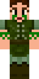 Green Jester Fool Minecraft skin