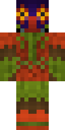 Ember Forest Goblin Minecraft skin