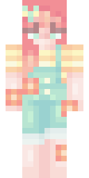 Pastel Rose Angel Minecraft skin