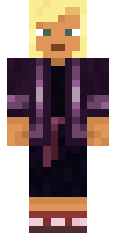 Violet Scarf Blonde Minecraft skin