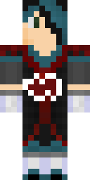 Teal Hair Rebel Minecraft skin