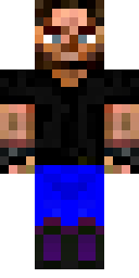 Blue Jeans Bruiser Minecraft skin