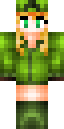 Emerald Forest Girl Minecraft skin