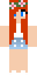 Ginger Sundress Girl Minecraft skin