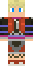 Blonde Varsity Boy Minecraft skin
