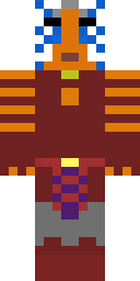 Crimson Pharaoh Guard Minecraft skin