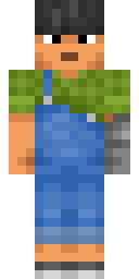 Denim Overalls Girl Minecraft skin