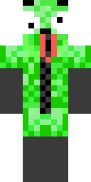 Green Creeper Hoodie Minecraft skin
