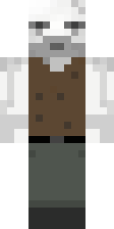 Grim Old Villager Minecraft skin