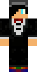 Black Hood Screamer Minecraft skin
