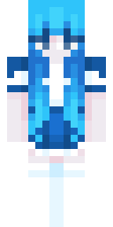 Icy Blue Maiden Minecraft skin