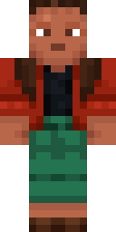 Maroon Jacket Girl Minecraft skin