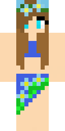 Ocean Flower Maiden Minecraft skin