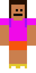 Magenta Tank Steve Minecraft skin