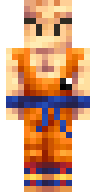Orange Gi Fighter Minecraft skin