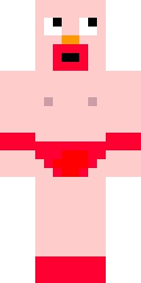 Blushing Pink Chicken Minecraft skin
