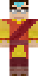 Golden Monk Master Minecraft skin