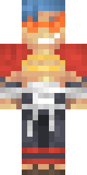 Fiery Chef Cook Minecraft skin