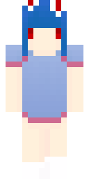 Blue Bunny Sailor Minecraft skin