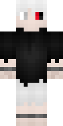 Pale Masked Ghoul Minecraft skin